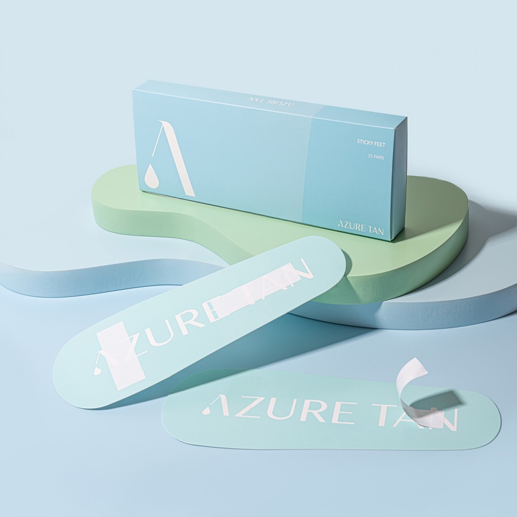 Azure Tan | sticky feet cardboard