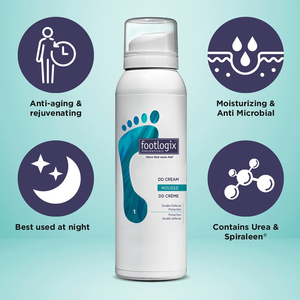 Footlogix | DD Cream Mousse Formula voor droge huid met eelt