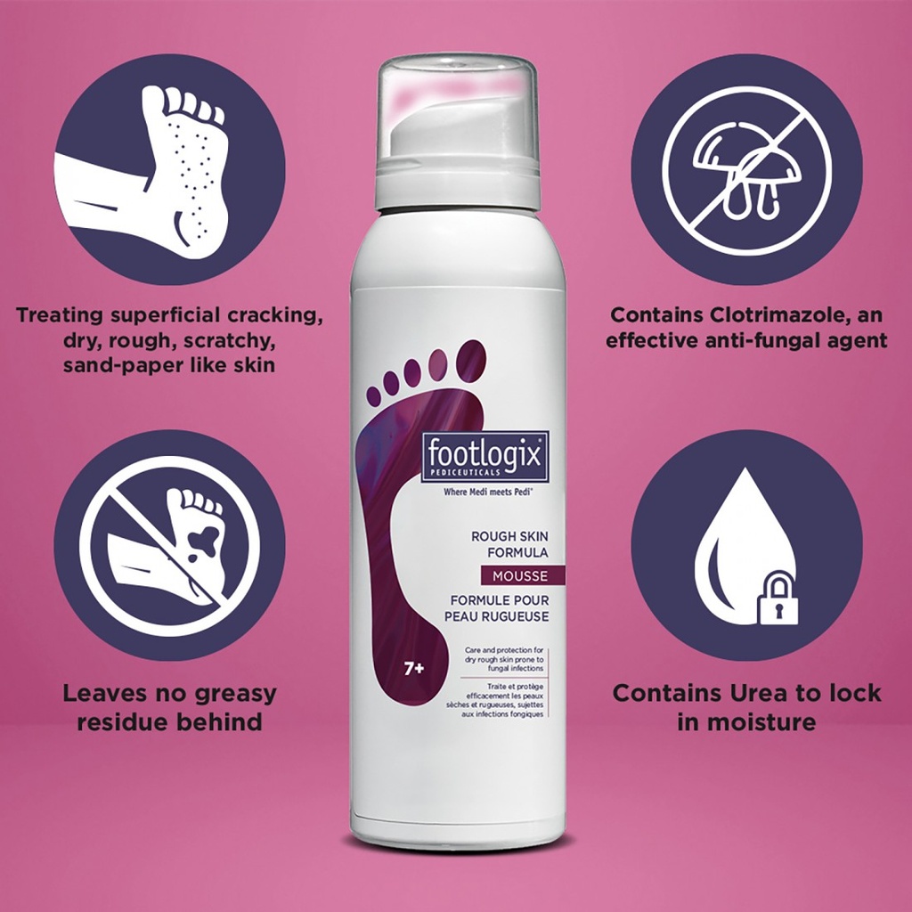 Footlogix | Rough Skin Formula tegen ruwe, jeukende voeten