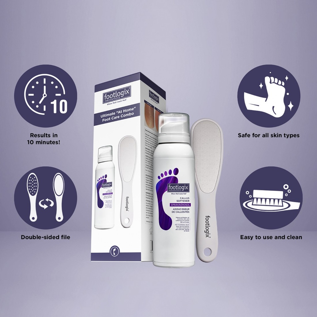 Footlogix | Ultimate "at home" foot care combo 3 traps display - 9 stuks
