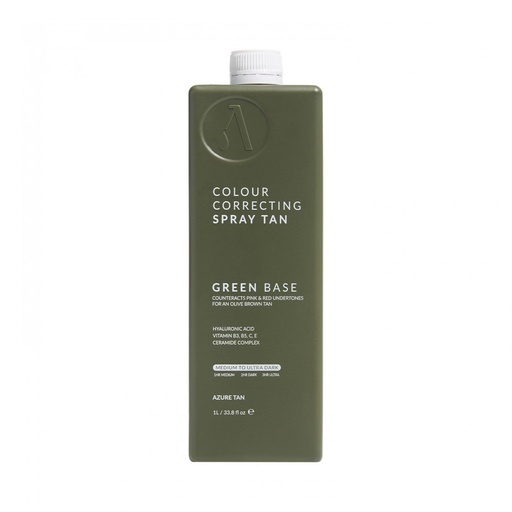 [71800] Azure Tan | Green Base medium to ultra dark spray tan solution